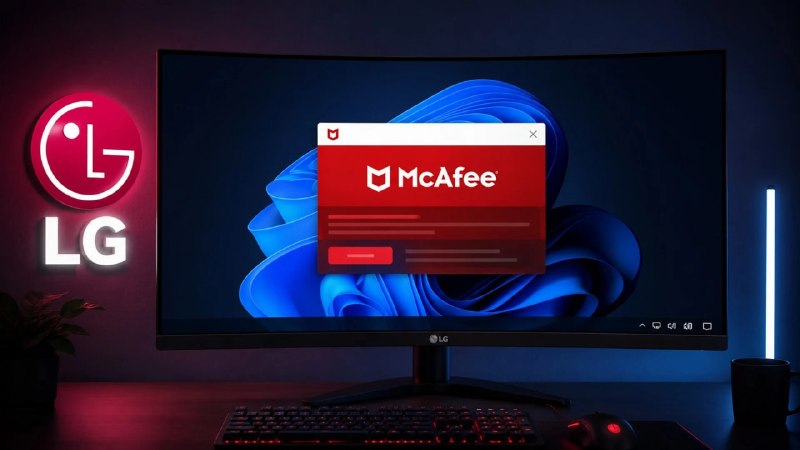 Пользователи победили: LG уберет рекламу McAfee из своего приложения для мониторов