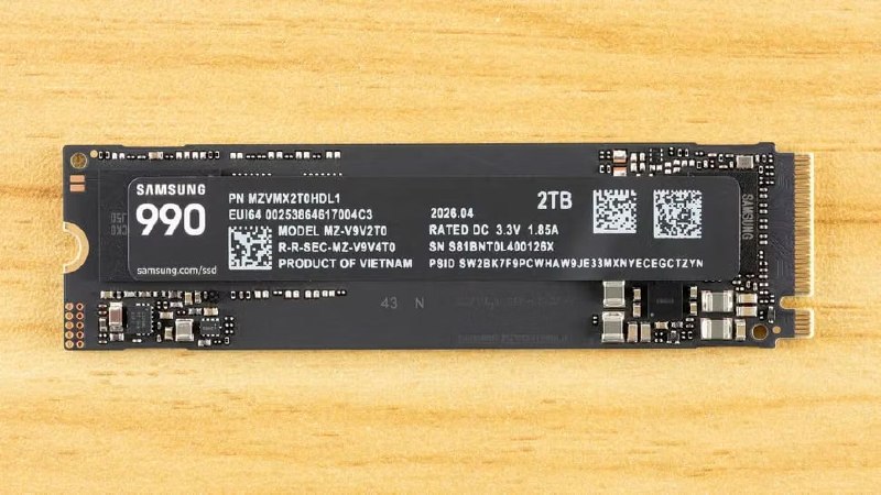 SSD Samsung 990 поступил в продажу